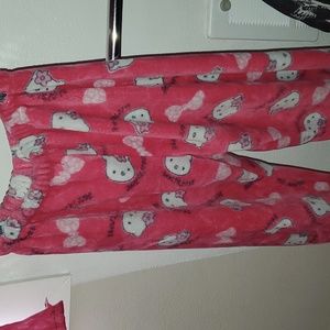 Fluffy Pink Hello Kitty Pajama Pants